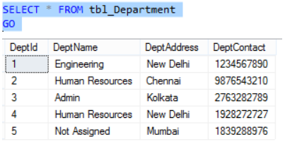 Sql drop row in table